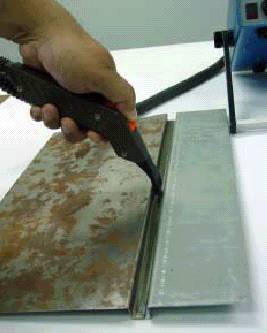 M100A demonstrated during a laser weld quality inspection